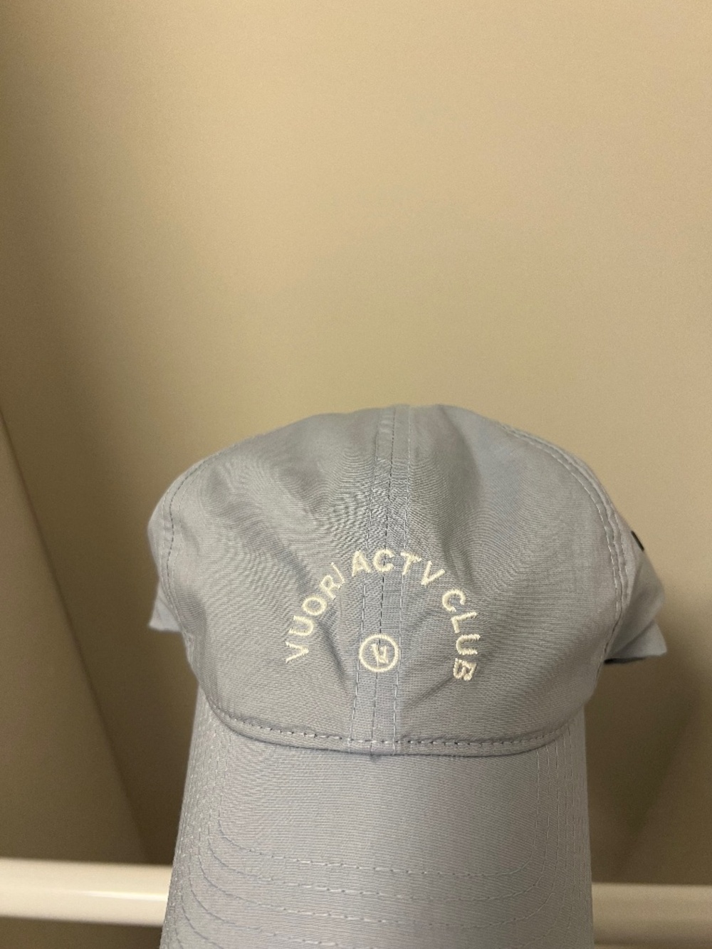 Vuori ACTV Club Dad Hat Baseball Cap Light Blue Adjustable One Size